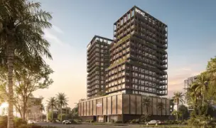 Furnished Dubai apartment living space