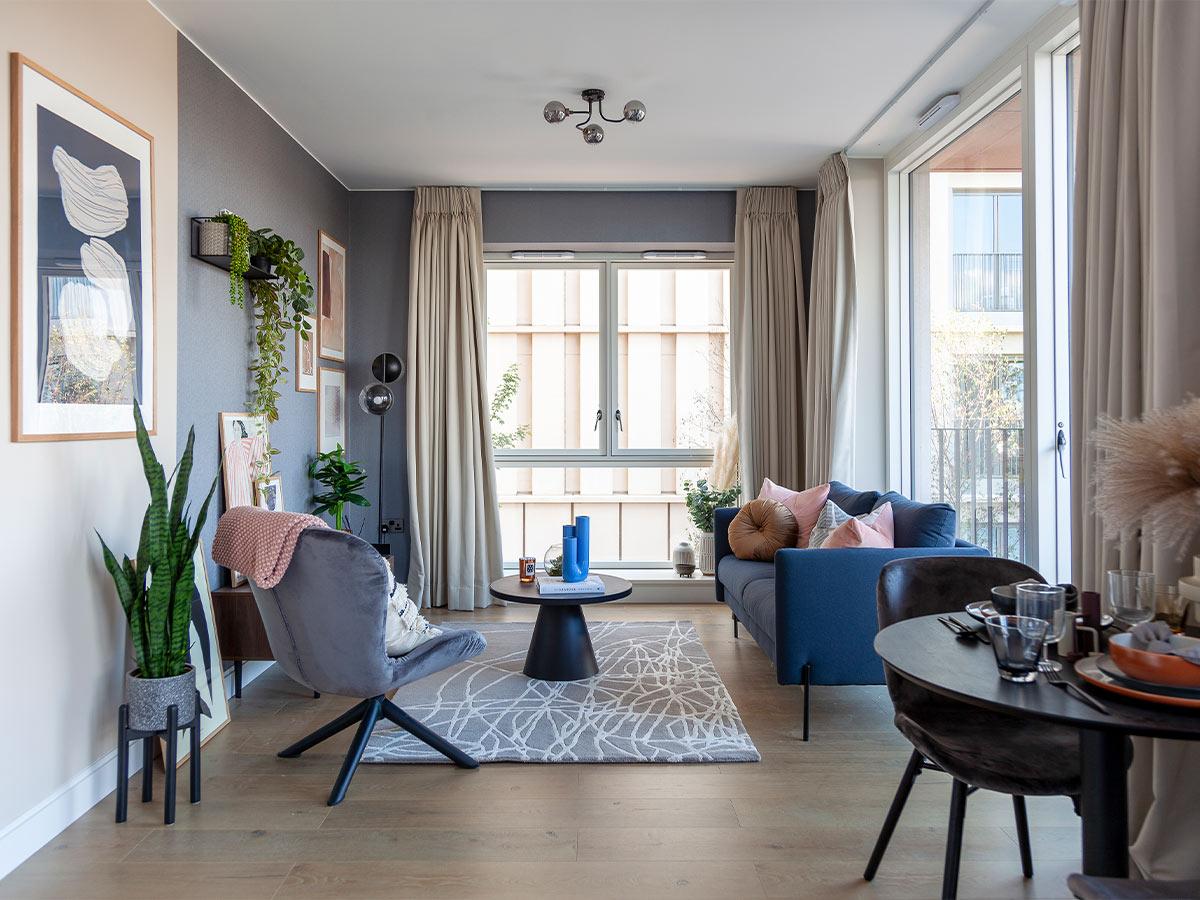 Dubai luxury bedroom interior with modern furnishings  