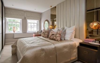 Dubai luxury bedroom interior 