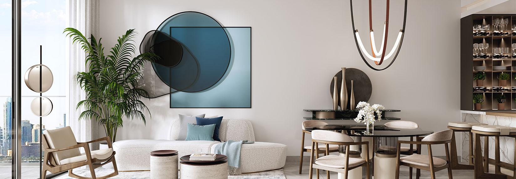 Belgravia Gardens living room