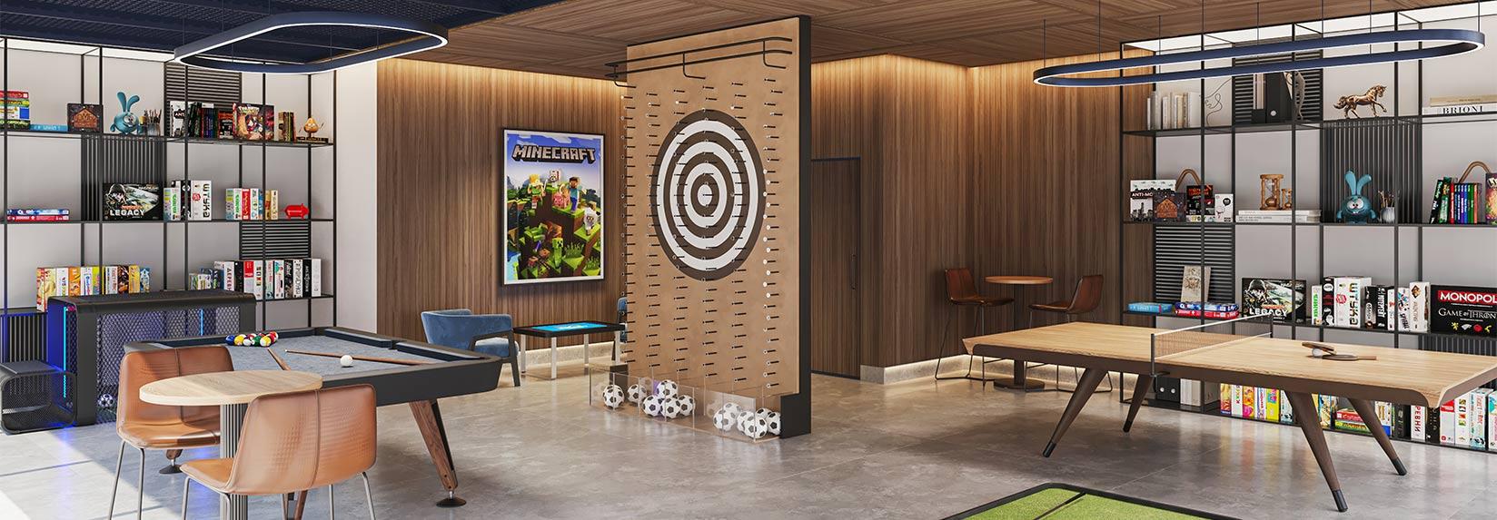 Belgravia Gardens games room