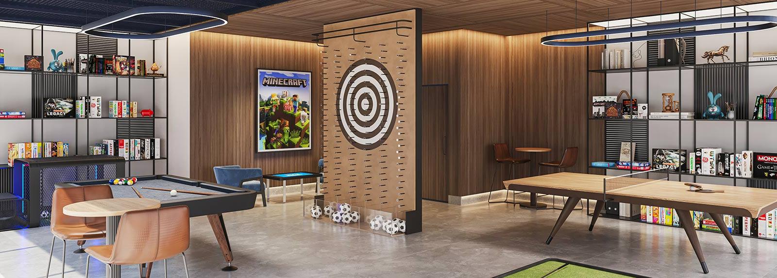 Belgravia Gardens games room