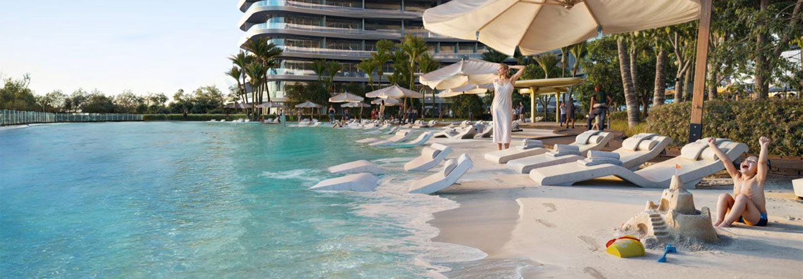 Binghatti Hills pool