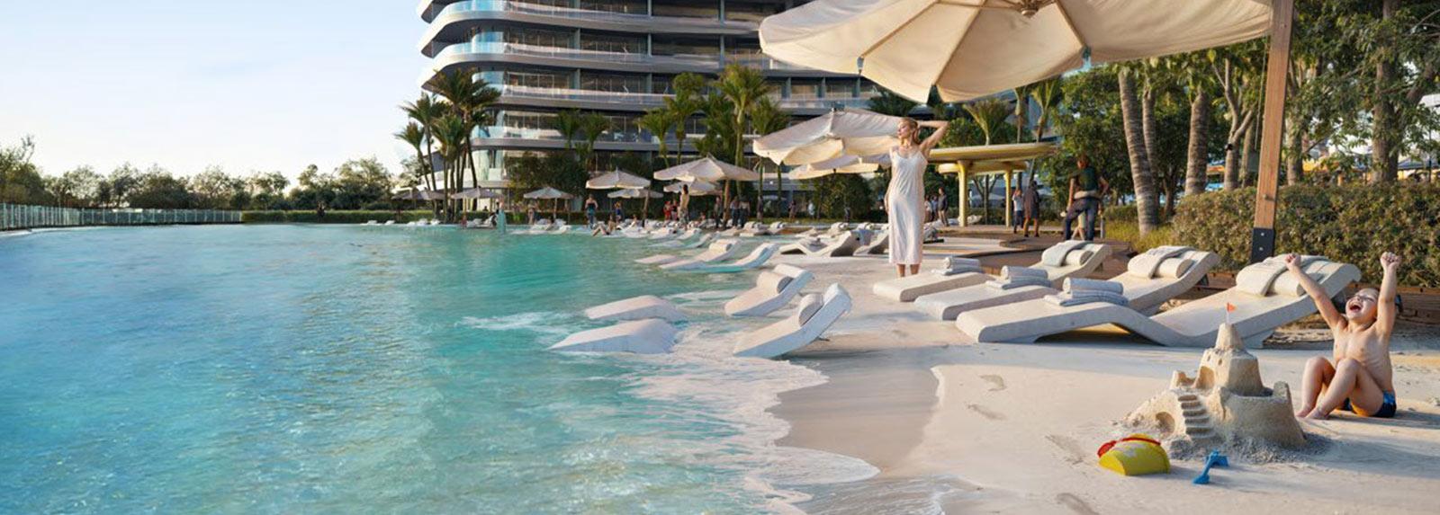 Binghatti Hills pool