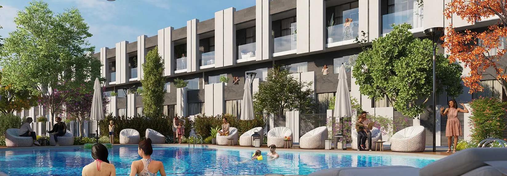 Reportage Village pool