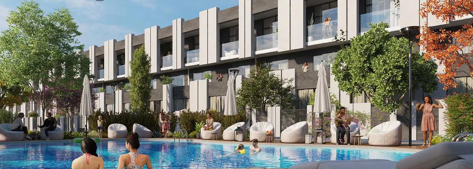 Reportage Village pool