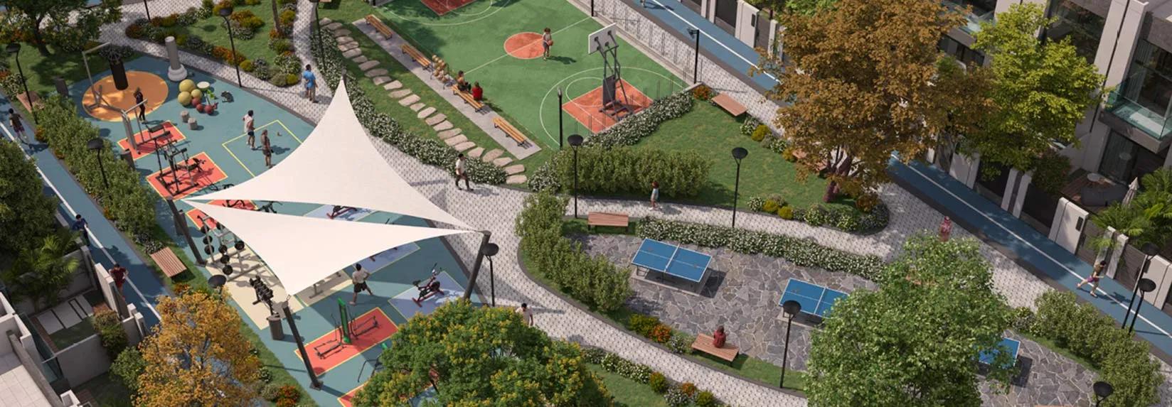 Reportage Village play area