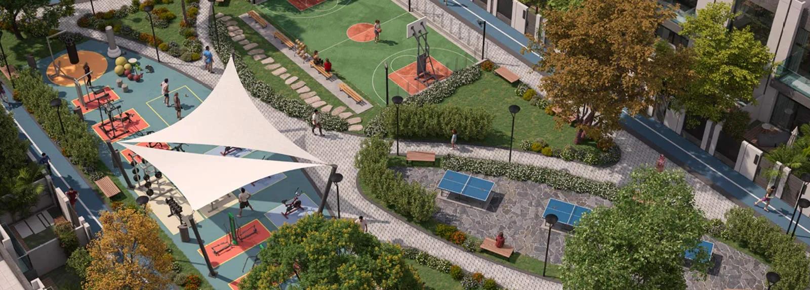 Reportage Village play area