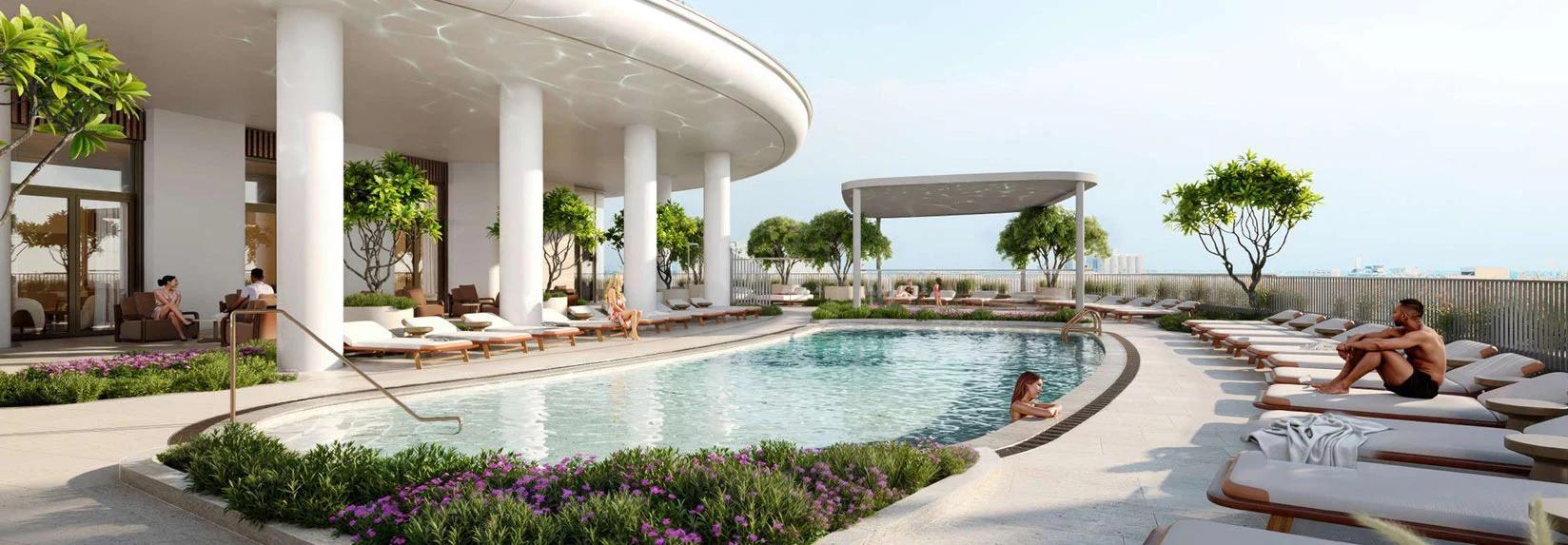 St Regis The Residences pool