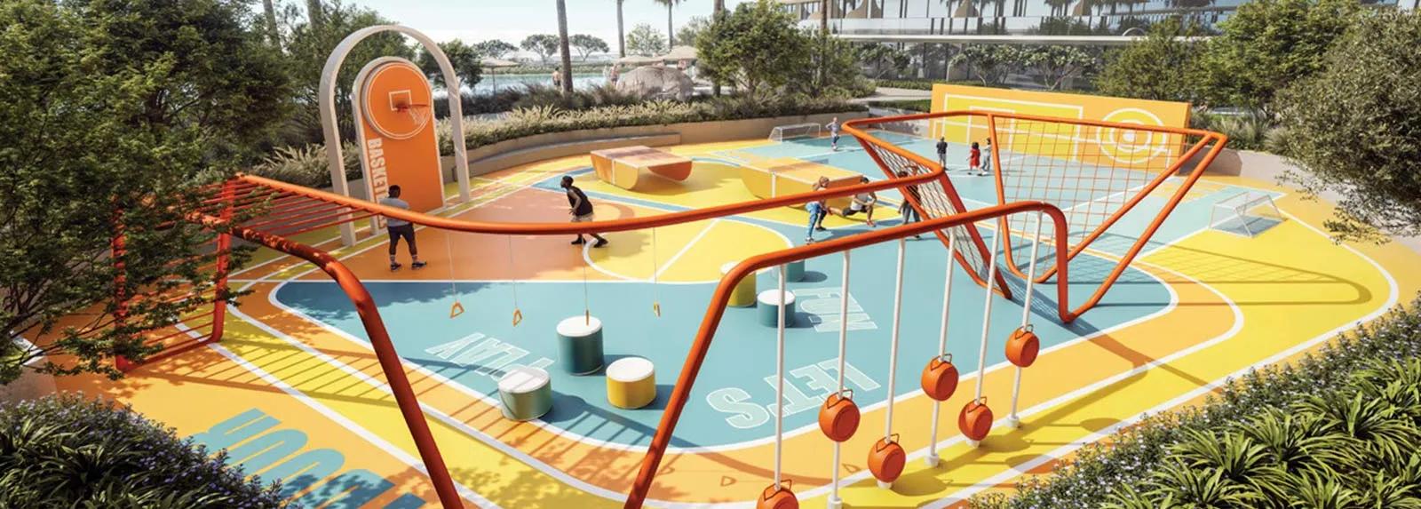 15 cascade play area