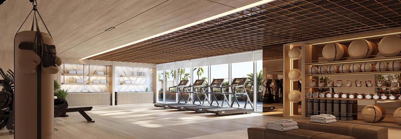 Waldorf Astoria Residences gym