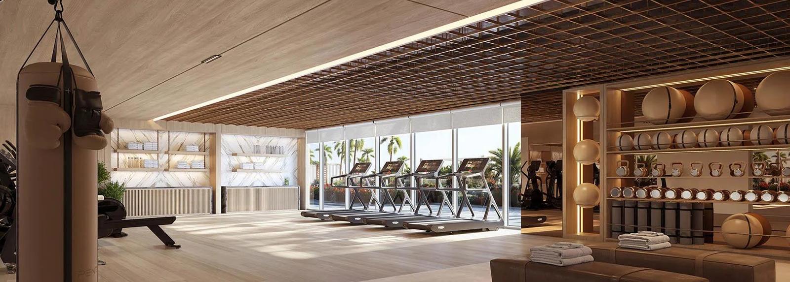 Waldorf Astoria Residences gym