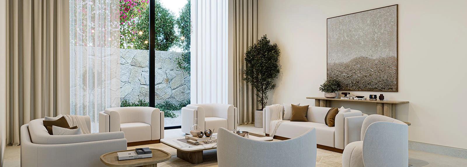 Al Naseem Villas living room