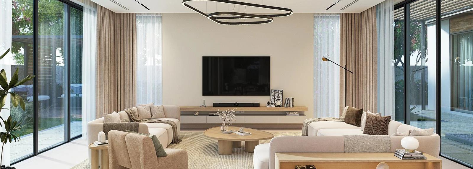 Al Naseem Villas living room