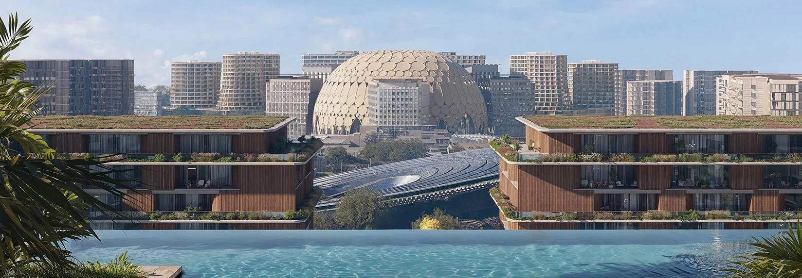 Sidr Residences Tower exterior - 3