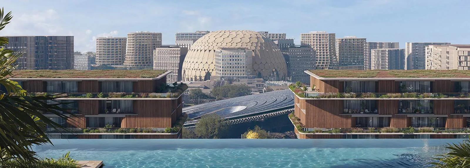 Sidr Residences Tower exterior - 3