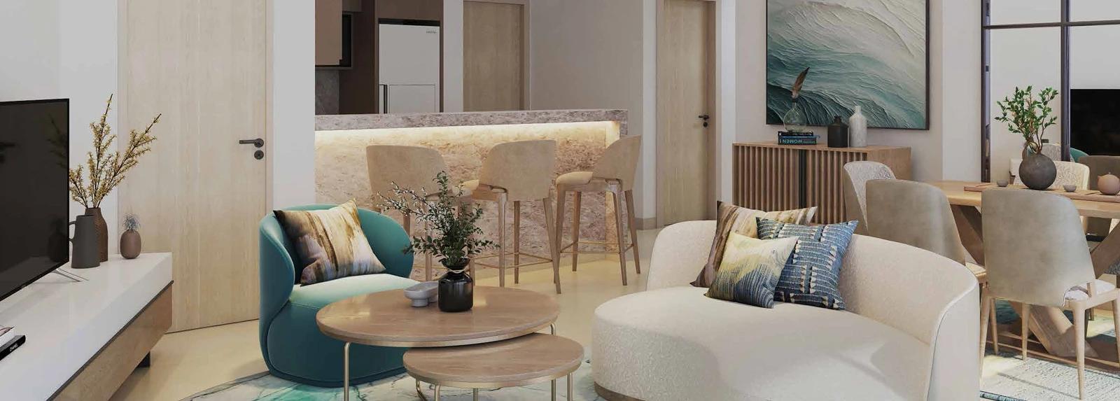 Damac District living room -1