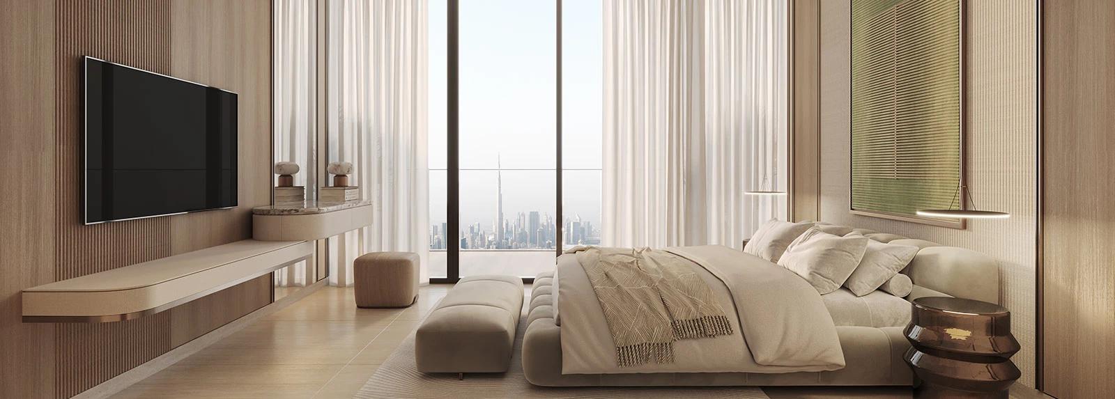 Binghatti Titania bedroom