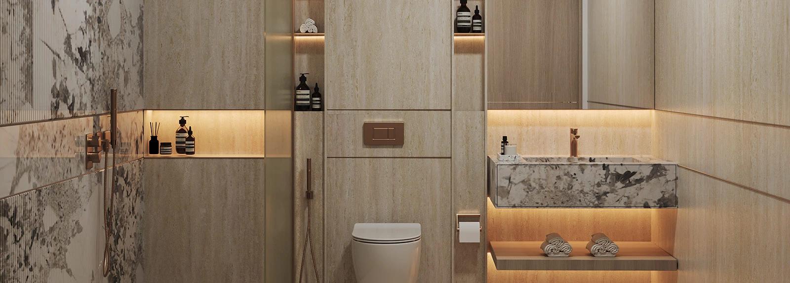 Binghatti Titania bathroom