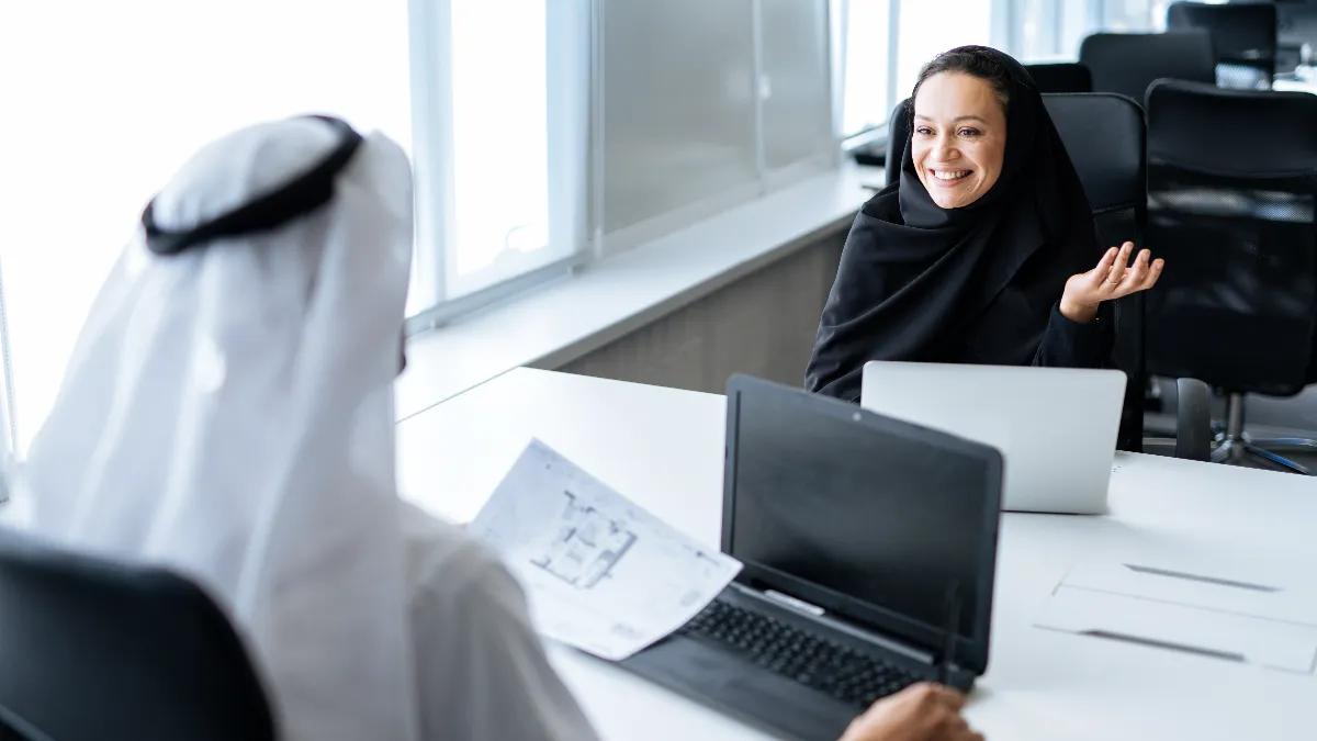 Business office of Dubai