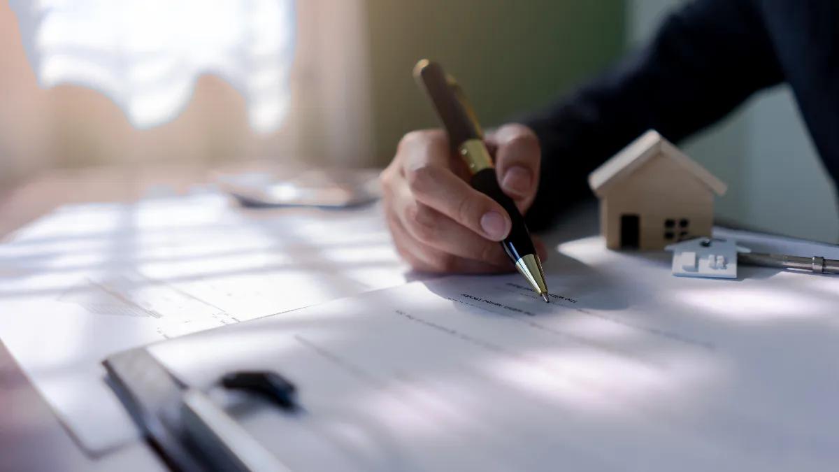 Signing paper