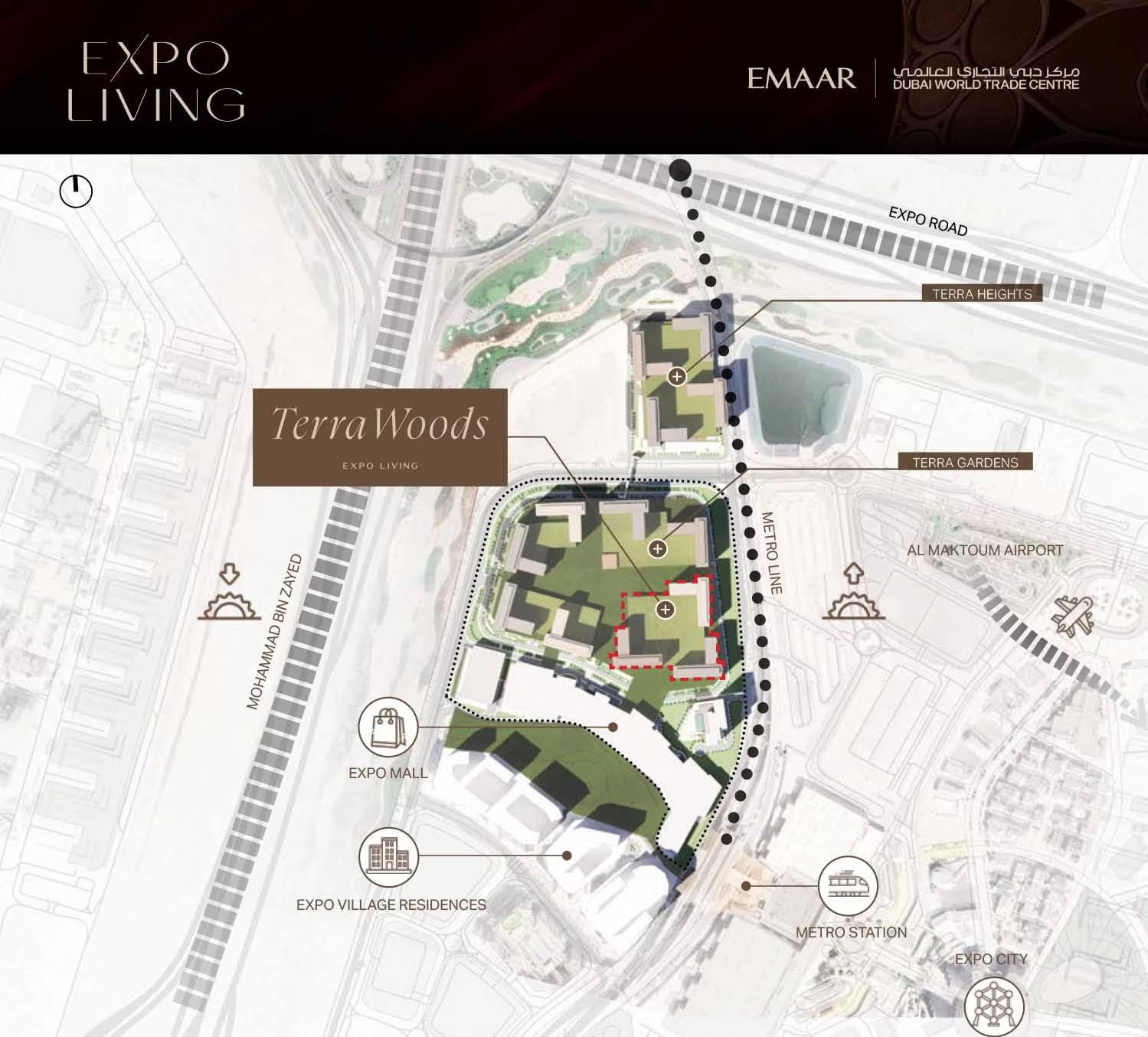 Emaar Terra Woods Dubai sitemap image