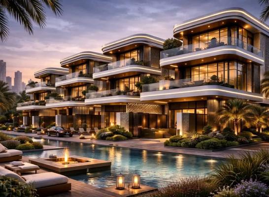 Tilal Binghatti Dubai exterior villas image