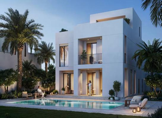 Emaar The Heights Dubai exterior villas image