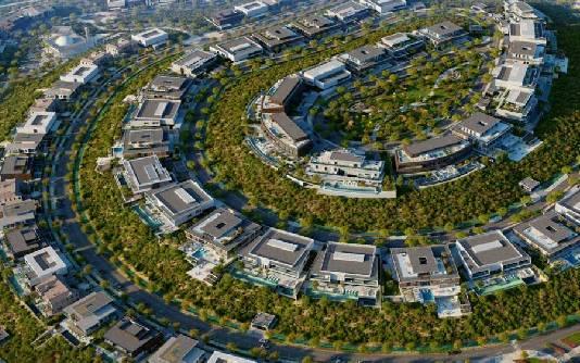 Hudayriyat Golf Estates location