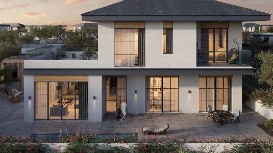 Wadeem Gardens villa with landscaped patio